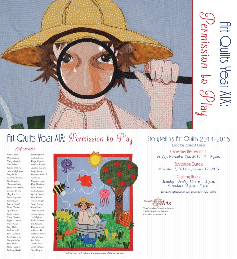 Permission to Play Art Quilts XIX 1 Sheet